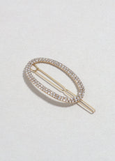 Sparkle Oval Rhinestone Hairpin Gold HAIR - Shop Miss A